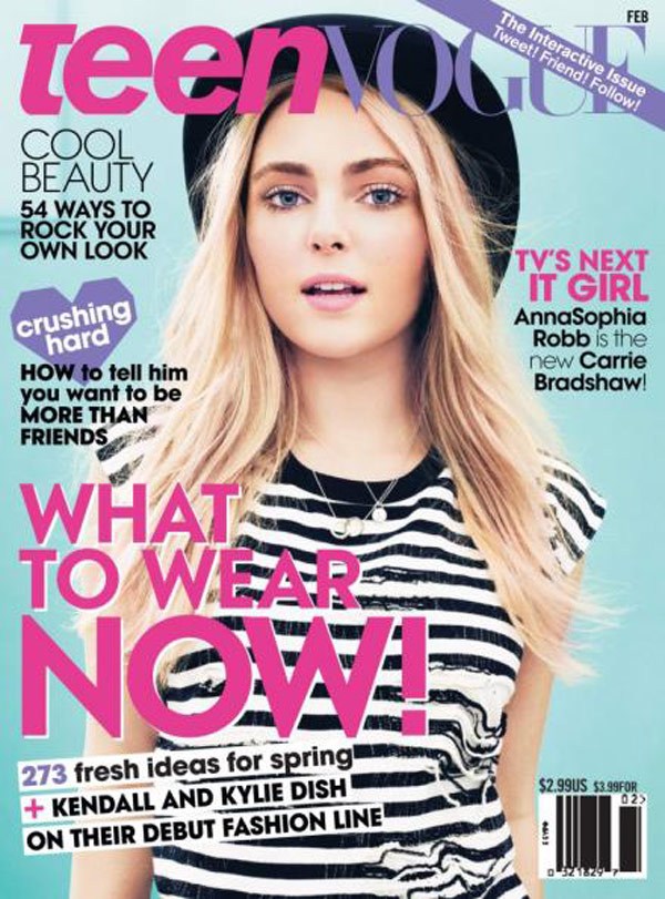 AnnaSophia Robb Teen Vogue February 2012